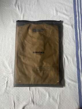 Fear of God Essentials SSENSE Exclusive Jersey T-Shirt Light Tuscan